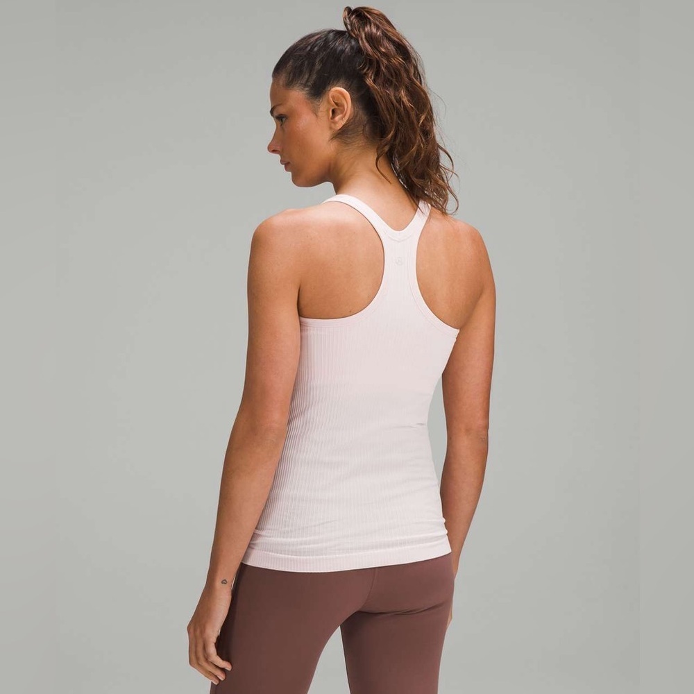 NWT Lululemon Ebb to Street Tank Top Flush Pink Size 8 - Picture 4 of 10